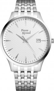 Zegarek Pierre Ricaud Zegarek męski Pierre Ricaud P91037.5113Q srebrny 1