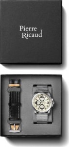 Zegarek Pierre Ricaud Zegarek męski Pierre Ricaud P60026.515VQF-SET srebrny 5
