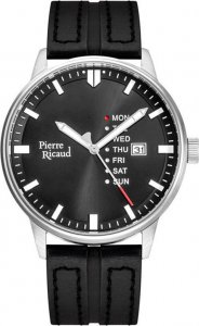 Zegarek Pierre Ricaud Zegarek męski Pierre Ricaud P60038.5216QF czarny 1