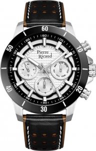 Zegarek Pierre Ricaud Zegarek męski Pierre Ricaud P60028.5213QF czarny 1