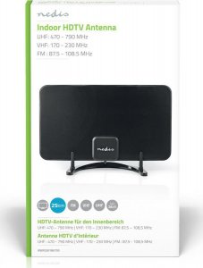 Antena RTV Nedis ANTENA TV WEWNĘTRZNA NEDIS ANIR2501BK700 5