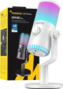 Mikrofon Maono Mikrofon Gamingowy Maono DM30RGB (biały) 3