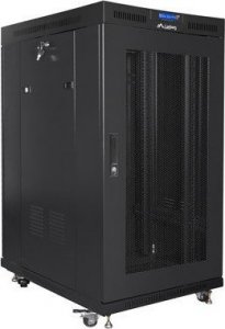 Szafa Lanberg Szafa stojšca 19 cali 22U 800x1000 drzwi perforowane LCD (flat pack) V2 czarna 2