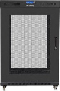 Szafa Lanberg Szafa stojšca 19 cali 22U 800x1000 drzwi perforowane LCD (flat pack) V2 czarna 3