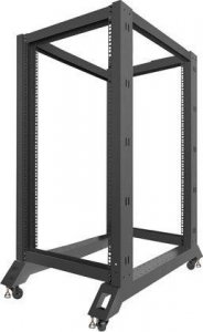 Lanberg Stojak Open rack 22U 600x1000 czarny 1