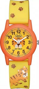 QQ Zegarek dla dzieci QQ V22A-016V pomarańczowy pasek 1