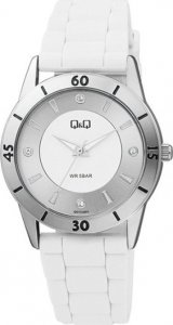 Zegarek QQ Zegarek damski QQ QC17-301 biały 1