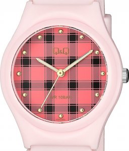 Zegarek QQ Zegarek damski QQ VQ86-051 różowy 4
