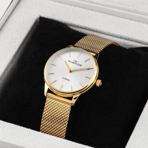 Zegarek Rubicon Zegarek damski Rubicon RBN144 złoty 6