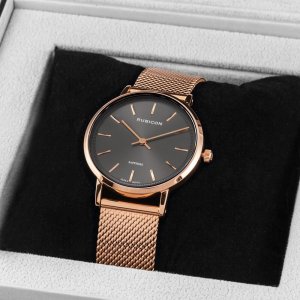 Zegarek Rubicon Zegarek damski Rubicon RBN150 różowe złoto 6