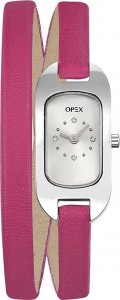 Zegarek Opex Zegarek damski Opex X0391LG3 CYRKONIE różowy 1