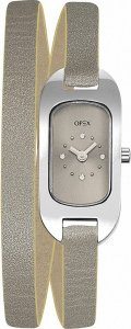 Zegarek Opex Zegarek damski Opex X0391LG8 CYRKONIE srebrny 1