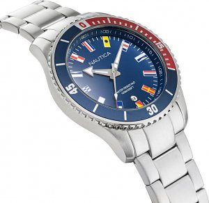 Zegarek Nautica Zegarek męski Nautica NAPPBS022 srebrny 4