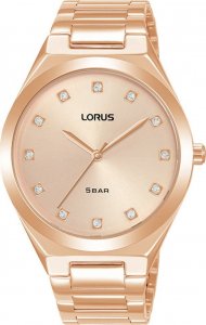Zegarek Lorus Zegarek damski Lorus RG208WX9 CYRKONIE różowe złoto 1