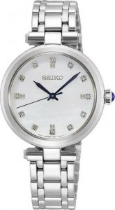 Zegarek Seiko Zegarek damski Seiko SRZ529P1 srebrny 1