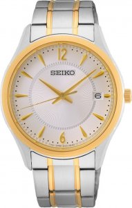 Zegarek Seiko Zegarek męski Seiko SUR468P1 srebrny 1