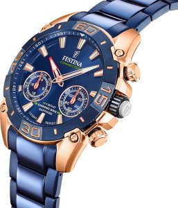 Zegarek Festina Zegarek męski Festina F20549-1 niebieski 4