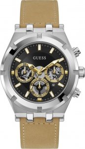 Zegarek Guess Zegarek męski Guess GW0262G1 beżowy 1