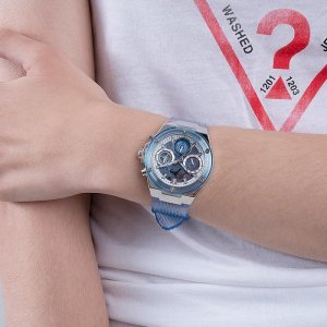 Zegarek Guess Zegarek damski Guess GW0409L1 niebieski 9