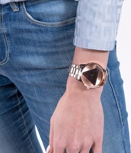 Zegarek Guess Zegarek damski Guess GW0485L2 różowe złoto 8