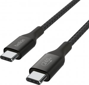 Kabel USB Belkin USB-C - USB-C 1 m Czarny (CAB015bt1MBK) 2