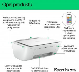 Urządzenie wielofunkcyjne HP DeskJet 2810E (588Q0B) 14