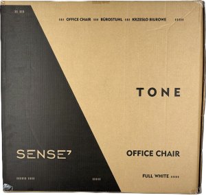 Krzesło biurowe SENSE7 Tone Biało-szare 11