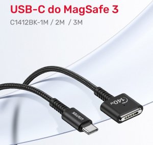 Kabel zasilający Unitek Unitek Kabel zasilający USB-C - MagSafe 3 140W 2 m 5
