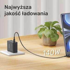 Kabel zasilający Unitek Unitek Kabel zasilający USB-C - MagSafe 3 140W 2 m 6