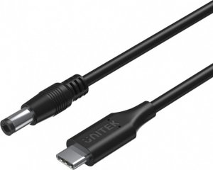 Kabel USB Unitek USB-C - DC 5.5 x 2.5 mm 1.8 m Czarny (C14116BK-1.8M) 1
