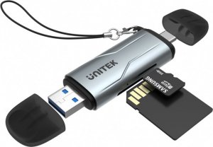 Czytnik Unitek Unitek Czytnik kart SD/microSD USB-A 5Gbps/USB-C 1