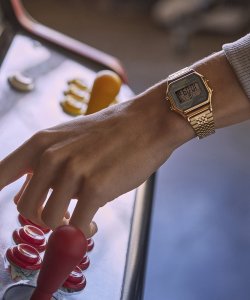 Zegarek Timex Zegarek damski Timex TW2U93500 złoty 8