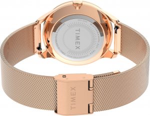 Zegarek Timex Zegarek damski Timex TW2V01400 różowe złoto 6