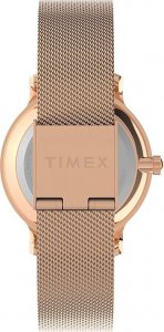 Zegarek Timex Zegarek damski Timex TW2V52800 różowe złoto 4