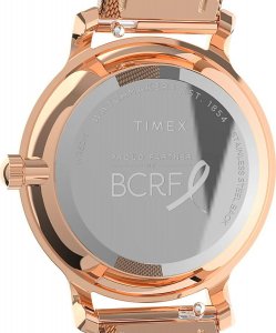 Zegarek Timex Zegarek damski Timex TW2V52800 różowe złoto 5