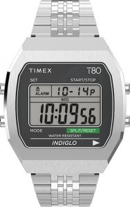 Zegarek Timex Zegarek damski Timex TW2V74200 srebrny 1