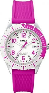 Zegarek Timex Zegarek damski Timex T2P005 różowy 1
