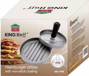 KingHoff Praska do mięsa na hamburgery wyciskarka 12 cm KINGHoff KH 1740 4