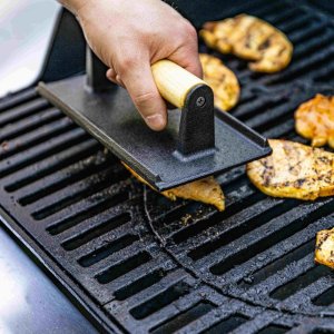 KingHoff Praska do mięsa, 21x10,8cm, żeliwna (KH-1758) 2