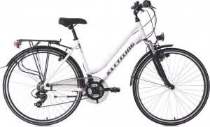 KS Cycling Trekking Rower Damski Turystyczny 28 Aluminium Niska Rama Osłona Łańcucha 1