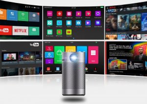 Projektor HDWR Przenośny, kompaktowy projektor Full HD z systemem Android XLIGHT 5 6