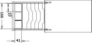 HDWR Mała ekonomiczna szuflada kasowa HD-KER20 6