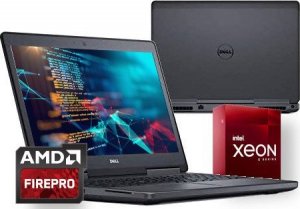 Laptop Dell PRECISION 7510 XEON E3-1545M 8x3,8GHz IPS 8/256GB SSD AMD W10+OFFICE 6