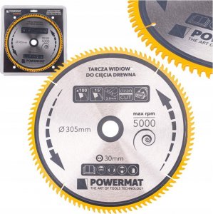 Powermat TARCZA WIDIOWA DO DREWNA PIŁY PIŁĄ 305 X 30MM 100Z 1