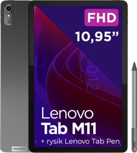 Tablet Lenovo Tab M11 11" 128 GB 4G Szary (ZADB0018PL) 1