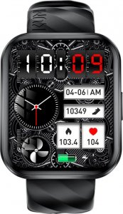 Smartwatch Kumi KU6 Meta Czarny  (KU-KU6M/BK) 2