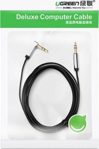 Kabel Ugreen Kątowy kabel mini jack 3,5mm AUX UGREEN AV119, płaski, 0.5 m (czarny) 5
