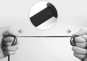 Kabel Ugreen Kątowy kabel mini jack 3,5mm AUX UGREEN AV119, płaski, 0.5 m (czarny) 7