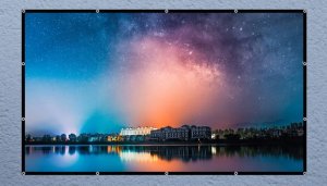 Projektor Zenwire EKRAN PROJEKCYJNY do projektora Przenośny składany 16:9 266x149cm 120 Cali 3