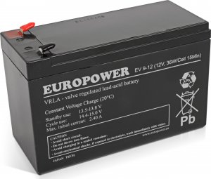 Europower Akumulator 12V 9Ah AGM Europower EV9-12 1